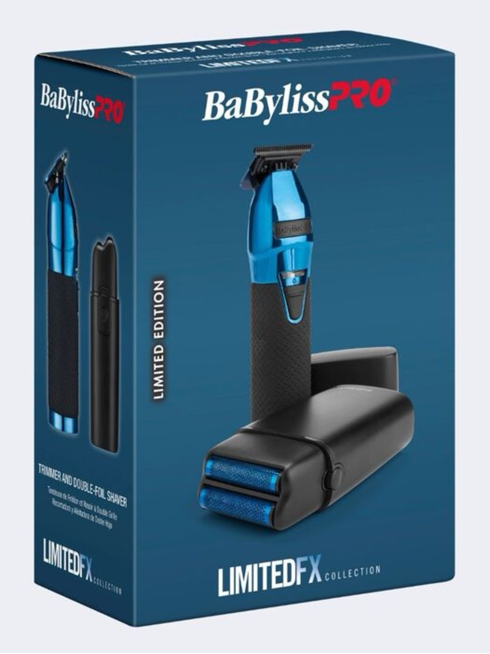 BaByliss PRO Limited Edition Blue & Black Trimmer and Shaver